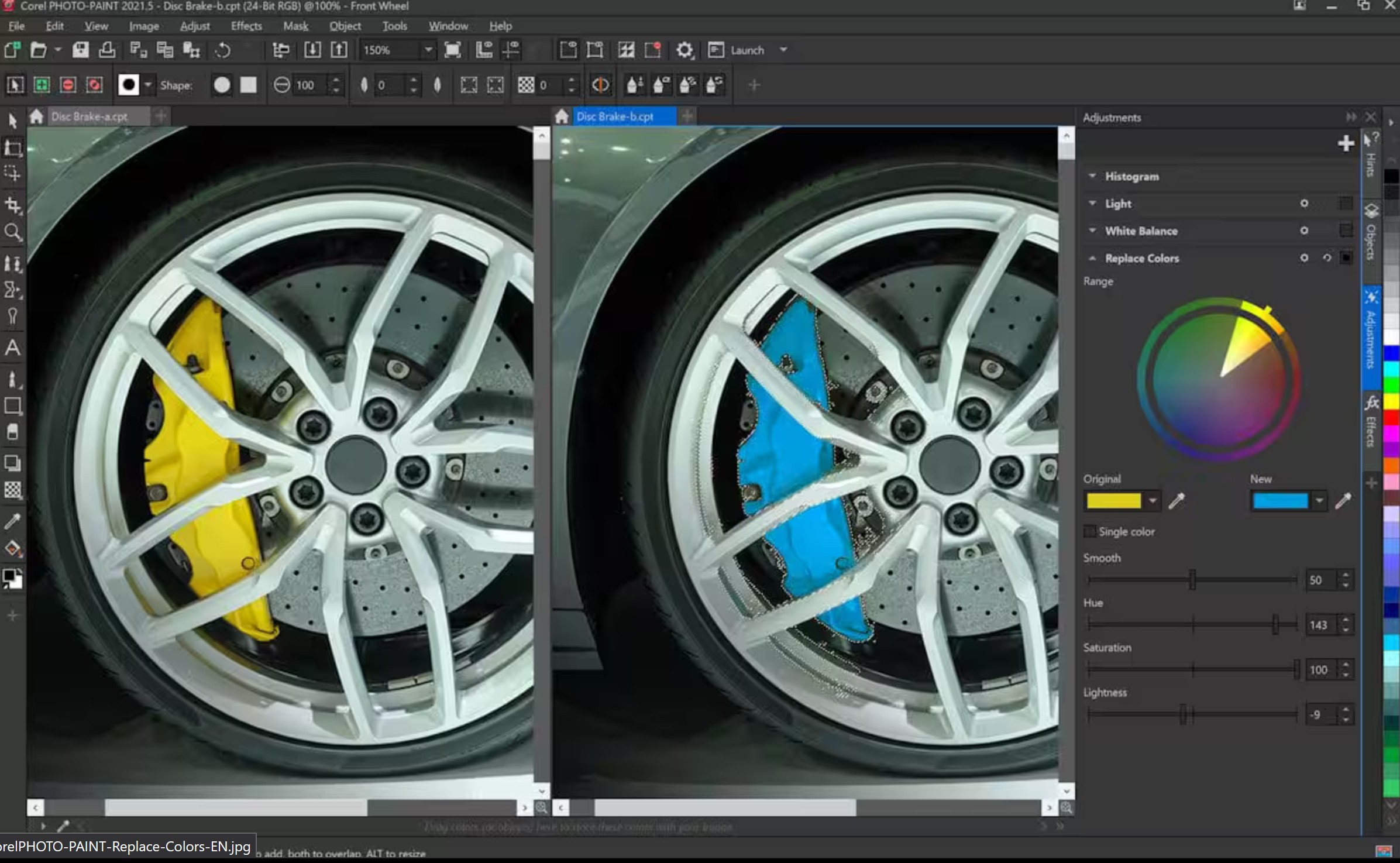 Screenshot von CorelDRAW Graphics 2022