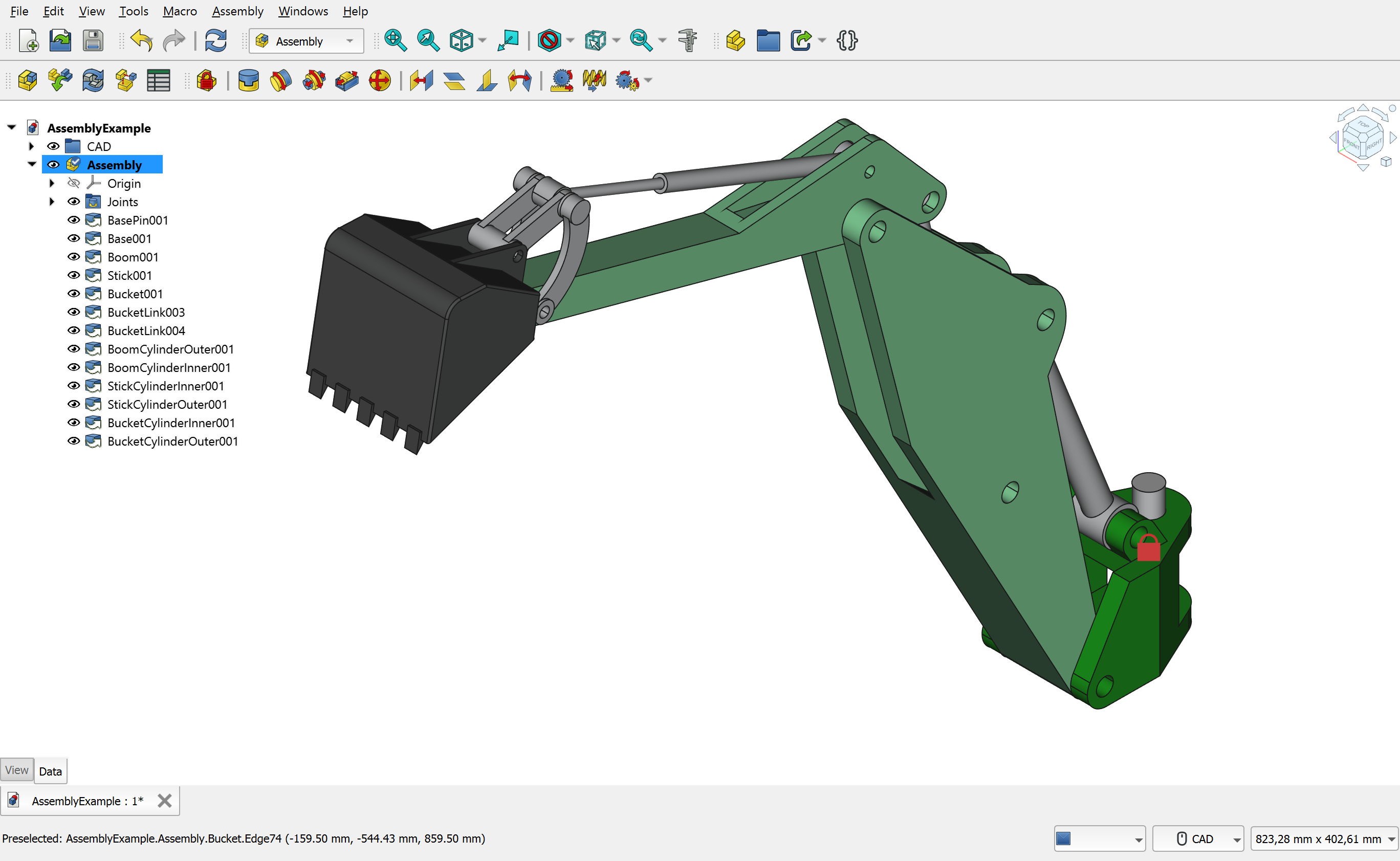 Screenshot von FreeCAD x64