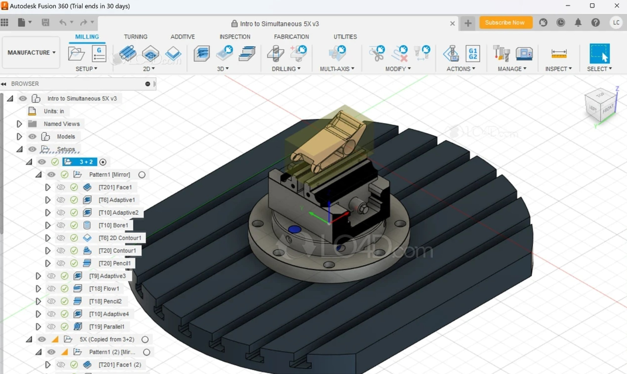 Screenshot von Fusion 360