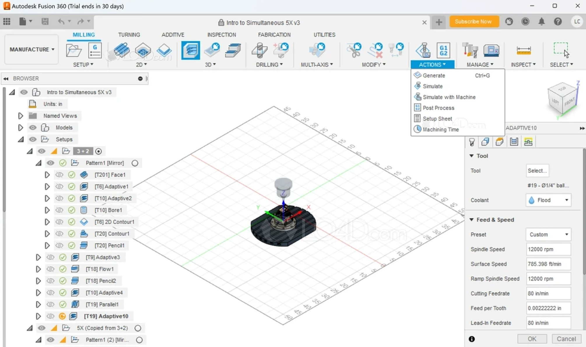 Screenshot von Fusion 360