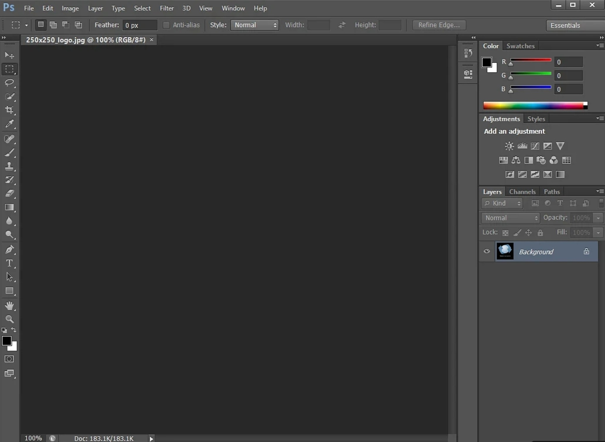 Screenshot von PhotoshopCS5