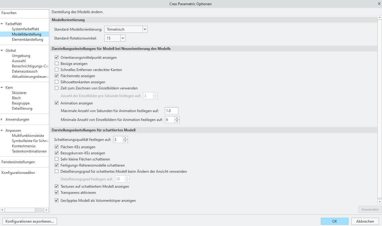 Screenshot von Creo 10