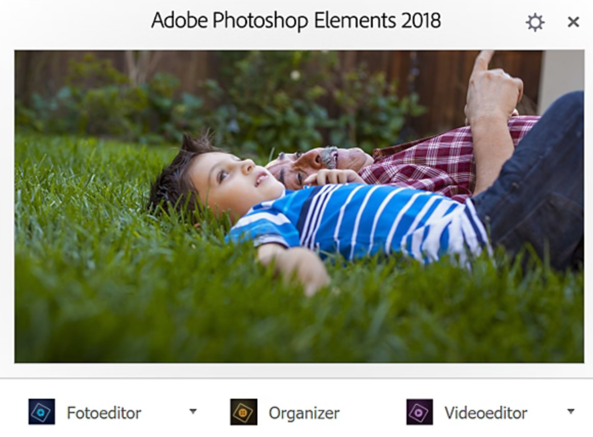Screenshot von Adobe Photoshop Elements