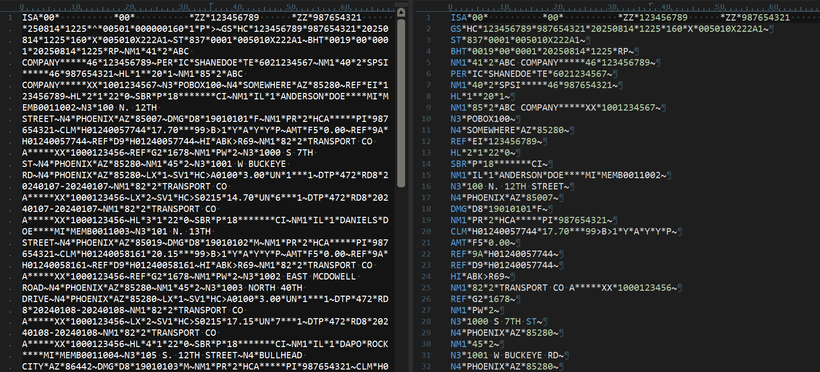 Screenshot von UltraEdit