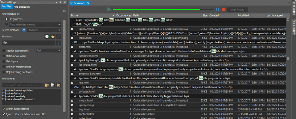Screenshot von UltraFinder