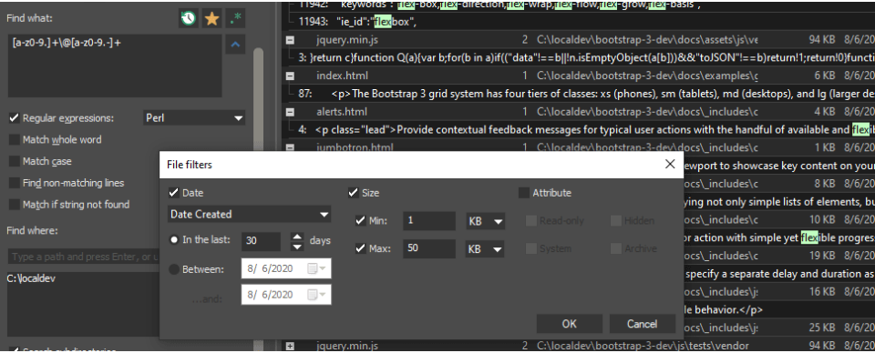Screenshot von UltraFinder