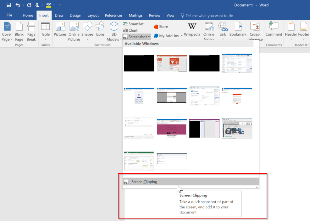 Screenshot von Microsoft Office 365 ProPlus