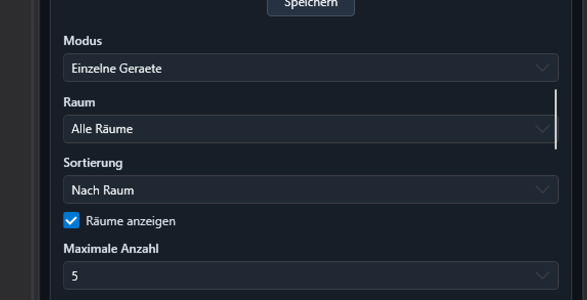 Screenshot von Wigidash SmartThings