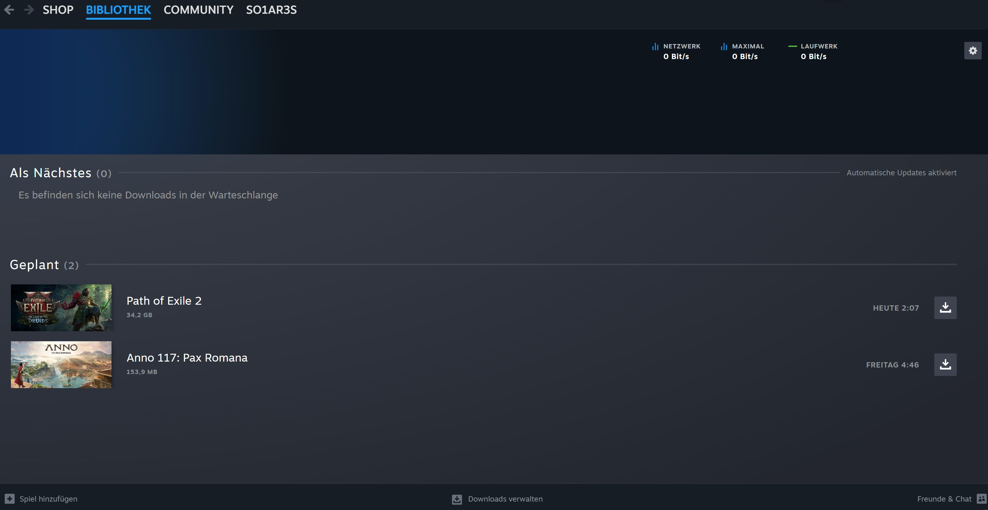 Screenshot von Steam