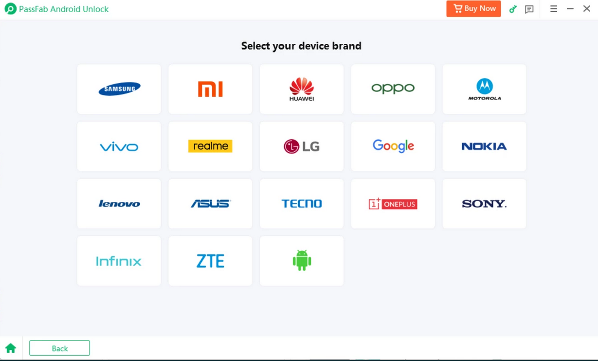 Screenshot von PassFab ToolKit