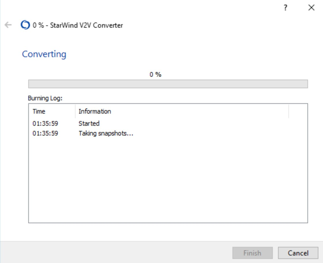 Screenshot von Converter vhdx in iso