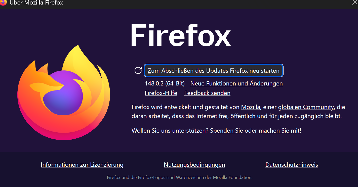 Screenshot von Firefox