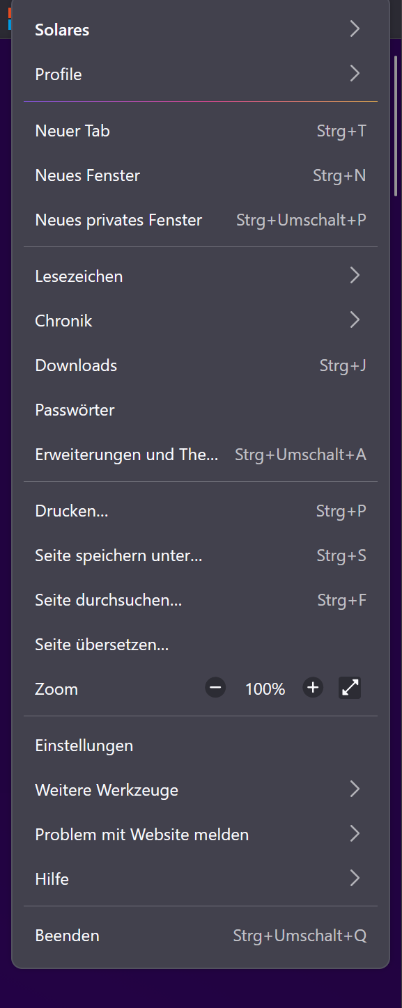Screenshot von Firefox