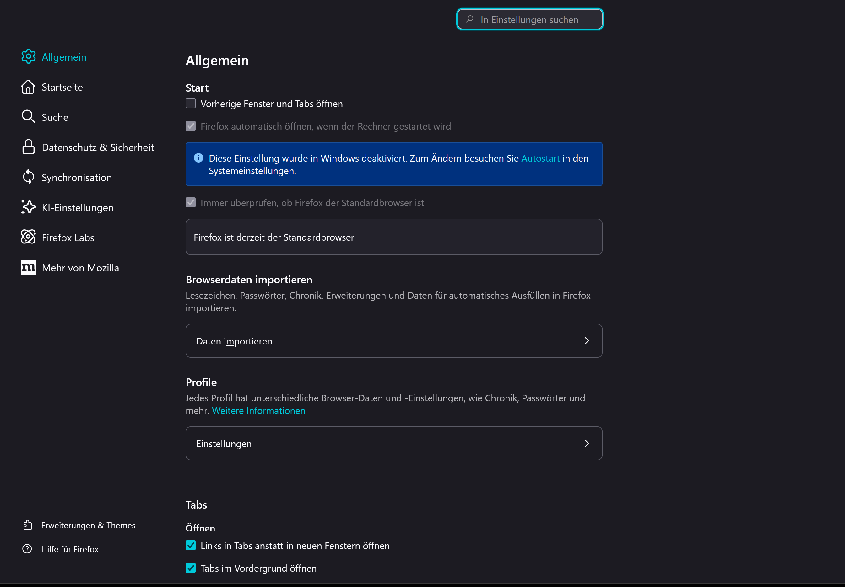 Screenshot von Firefox
