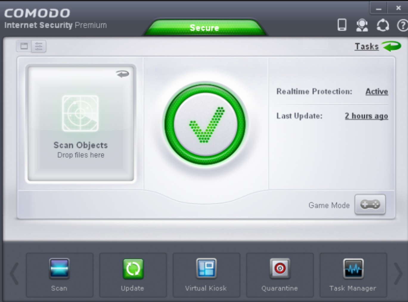 Screenshot von COMODO Internet Security Premium Firewall