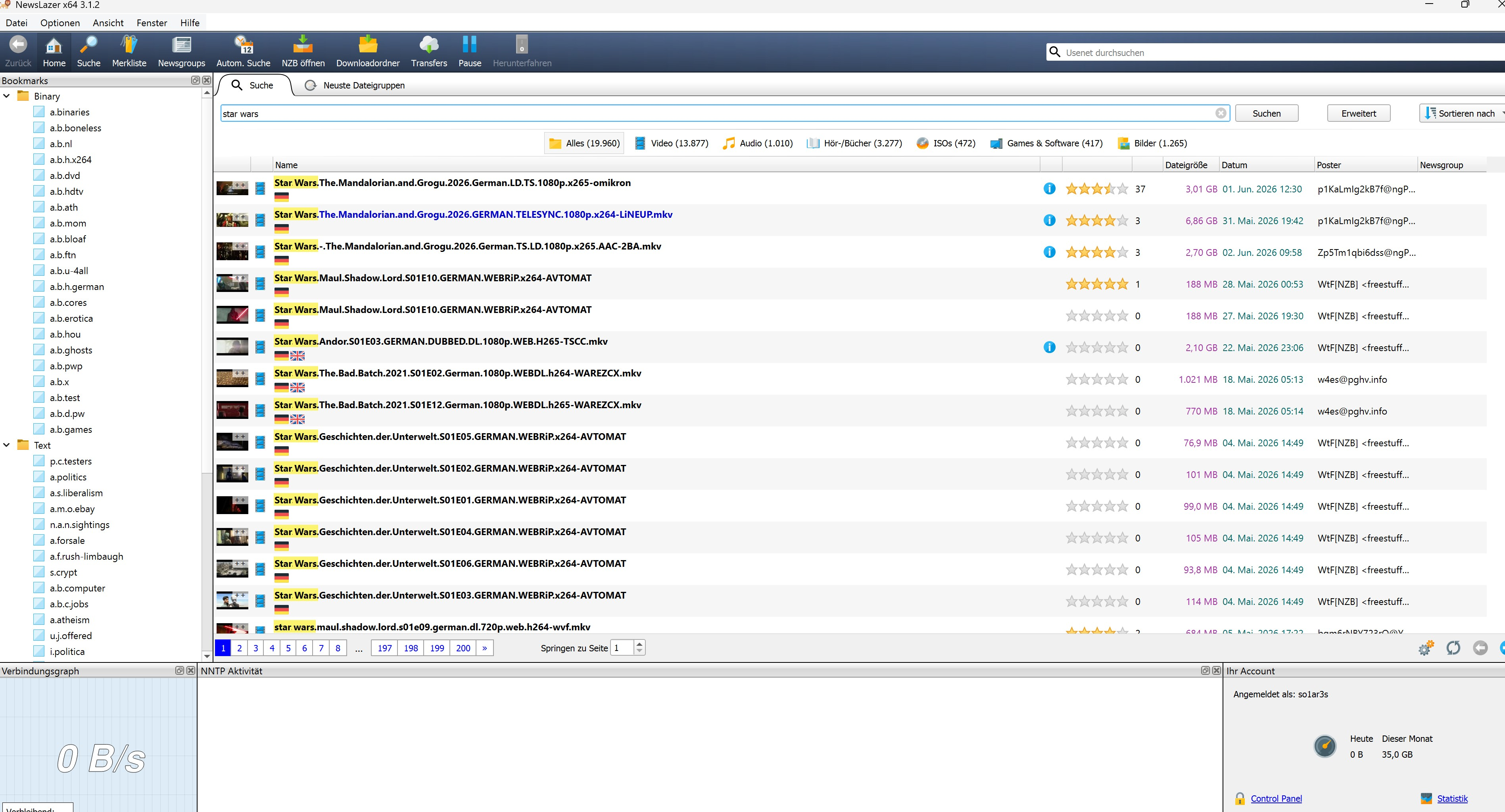 Screenshot von NewsLazer