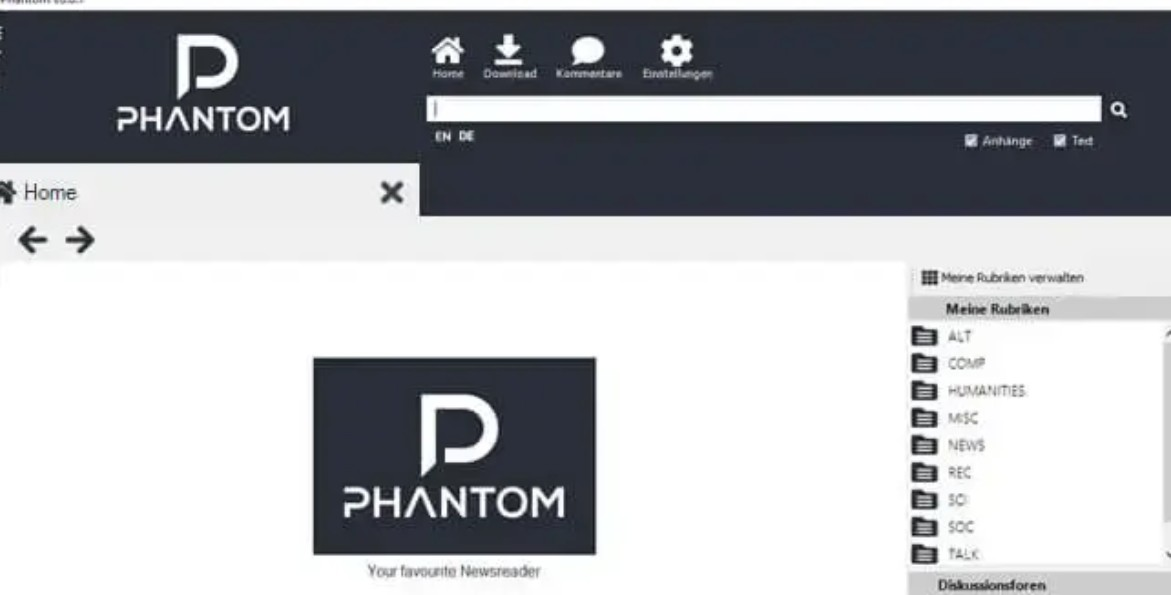 Screenshot von Phantom