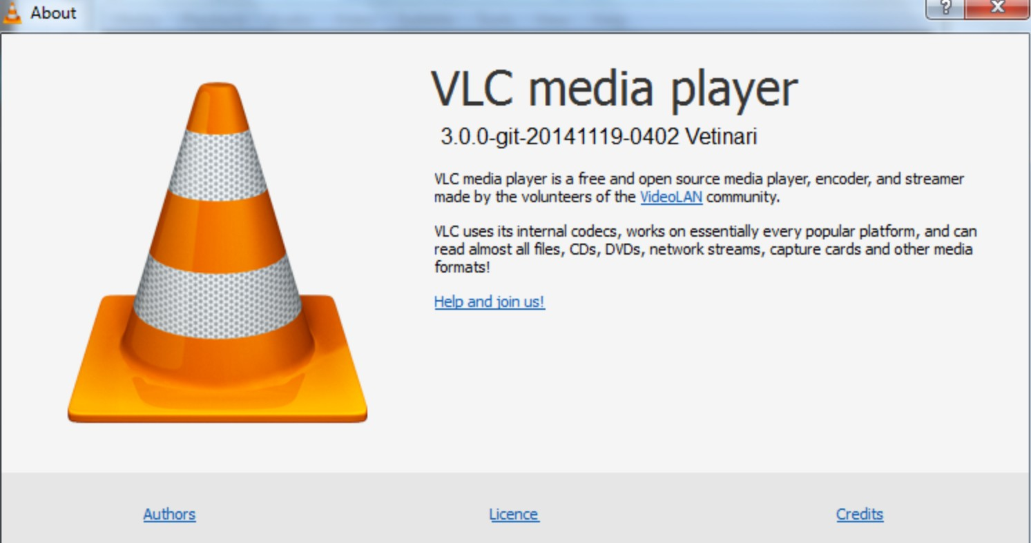 Screenshot von vlc