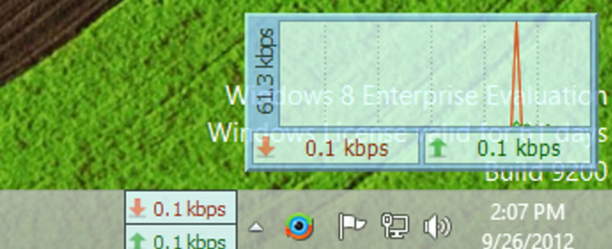 Screenshot von DU Meter