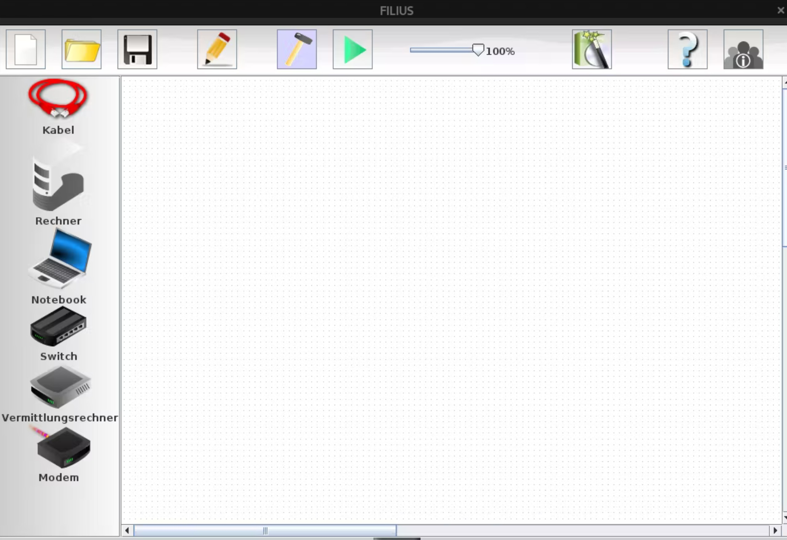 Screenshot von Filius