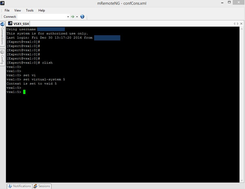 Screenshot von mRemoteNG
