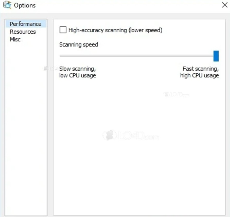 Screenshot von Advanced Port