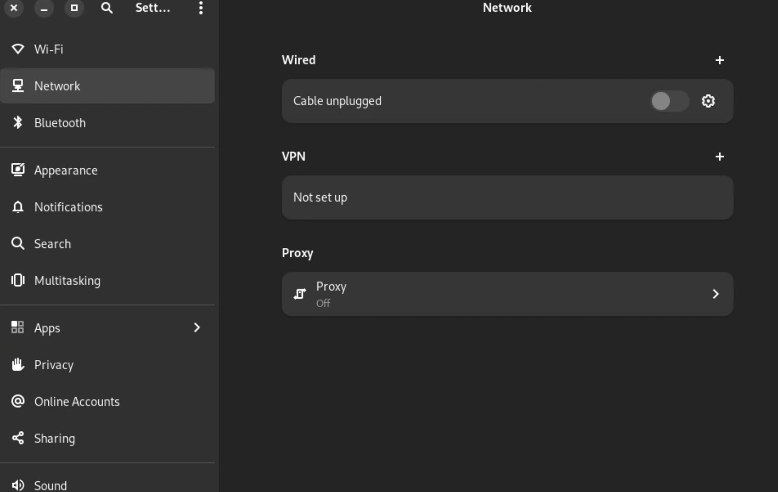 Screenshot von NETworkManager