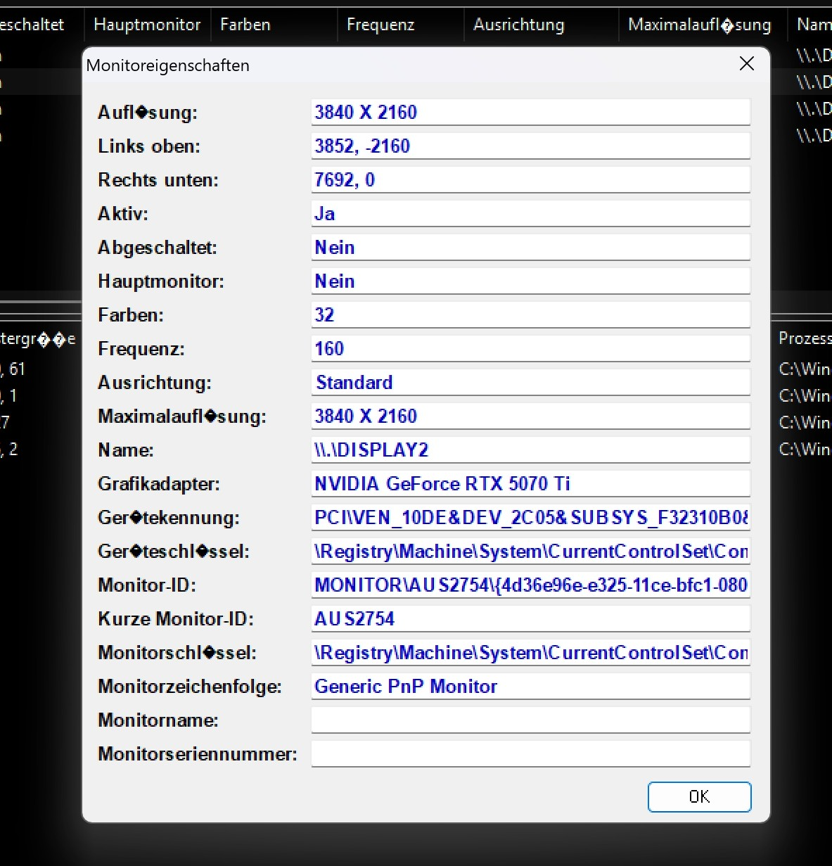 Screenshot von Wireshark