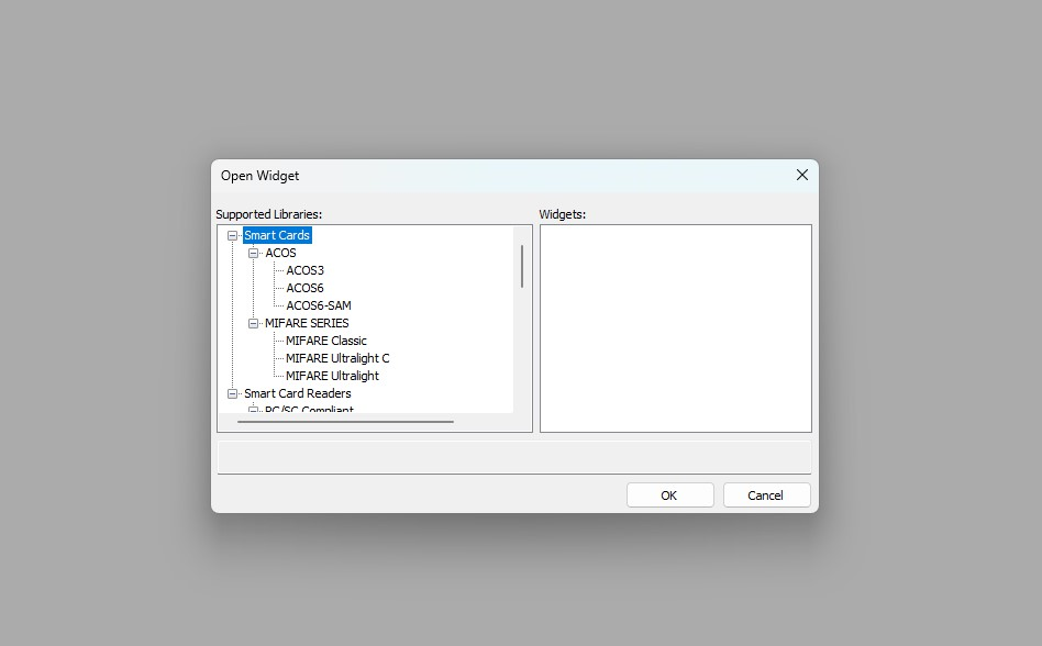 Screenshot von ACS Card & Reader
