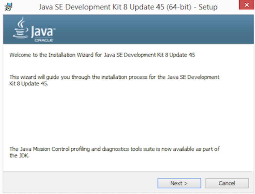 Screenshot von Java Development Kit (JDK)