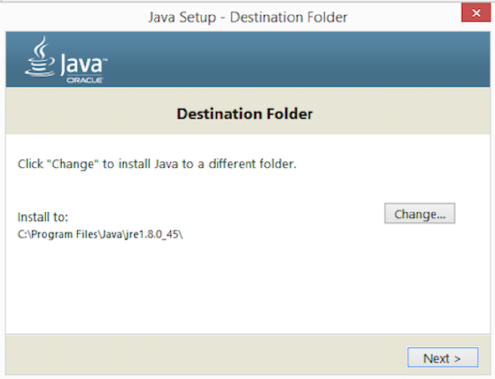 Screenshot von Java Development Kit (JDK)