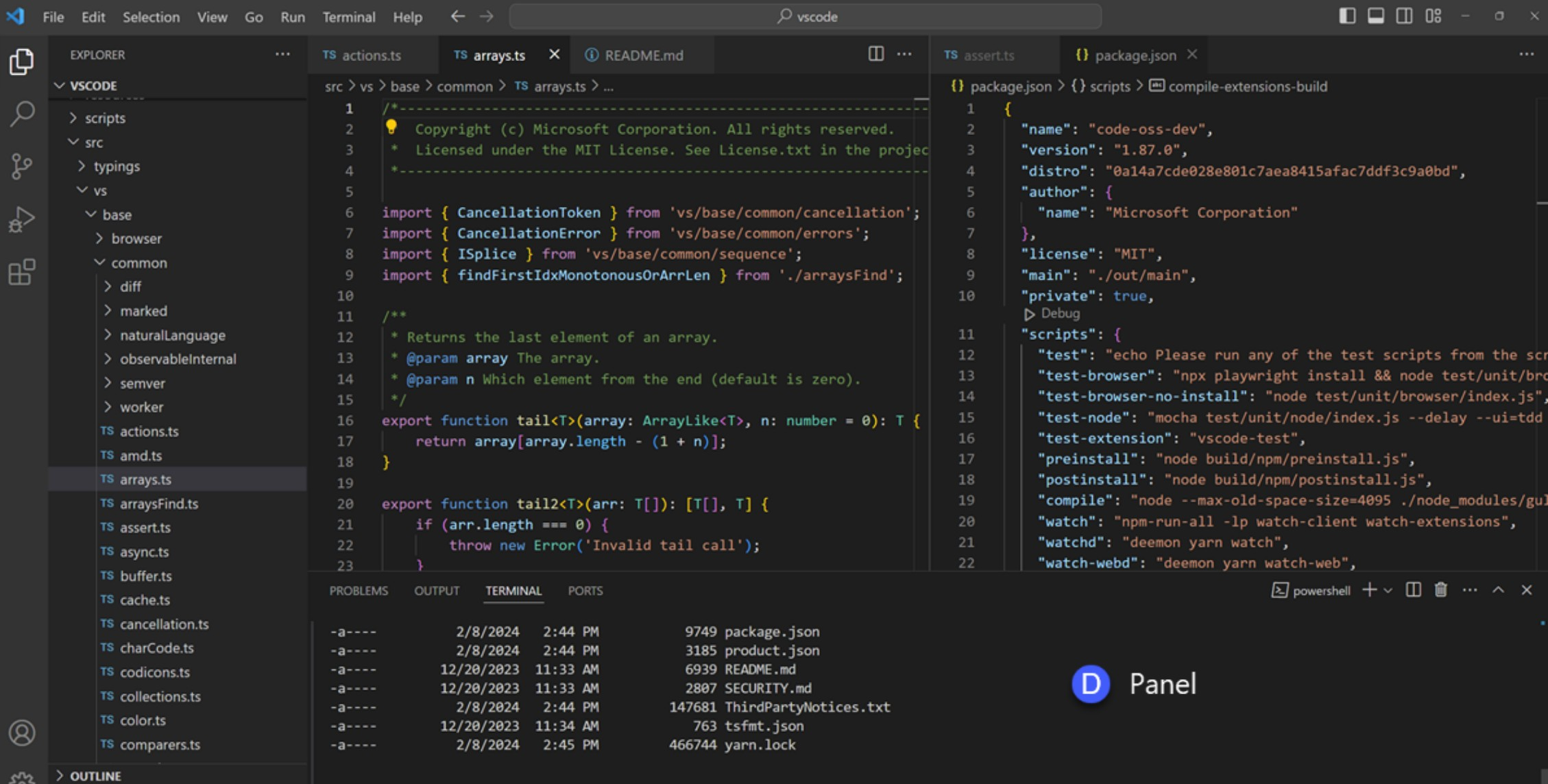 Screenshot von Visual Studio Prof.