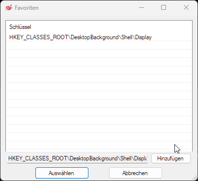 Screenshot von RegOwnershipEx